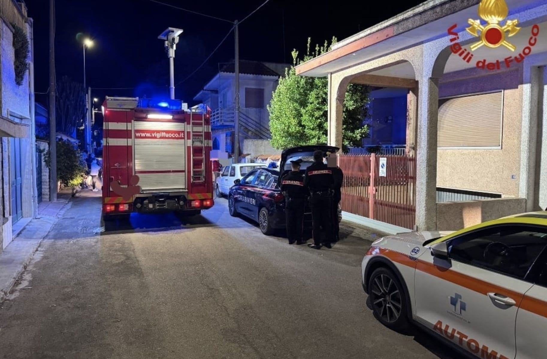 Incendio in una casa a San Pietro Vernotico, trovati morti anziano di 98 anni e la badante: indagini in corso
