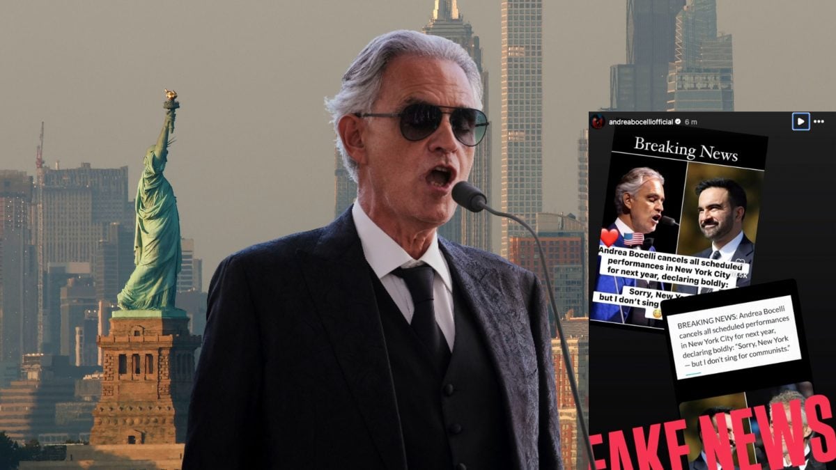 Andrea Bocelli e New York