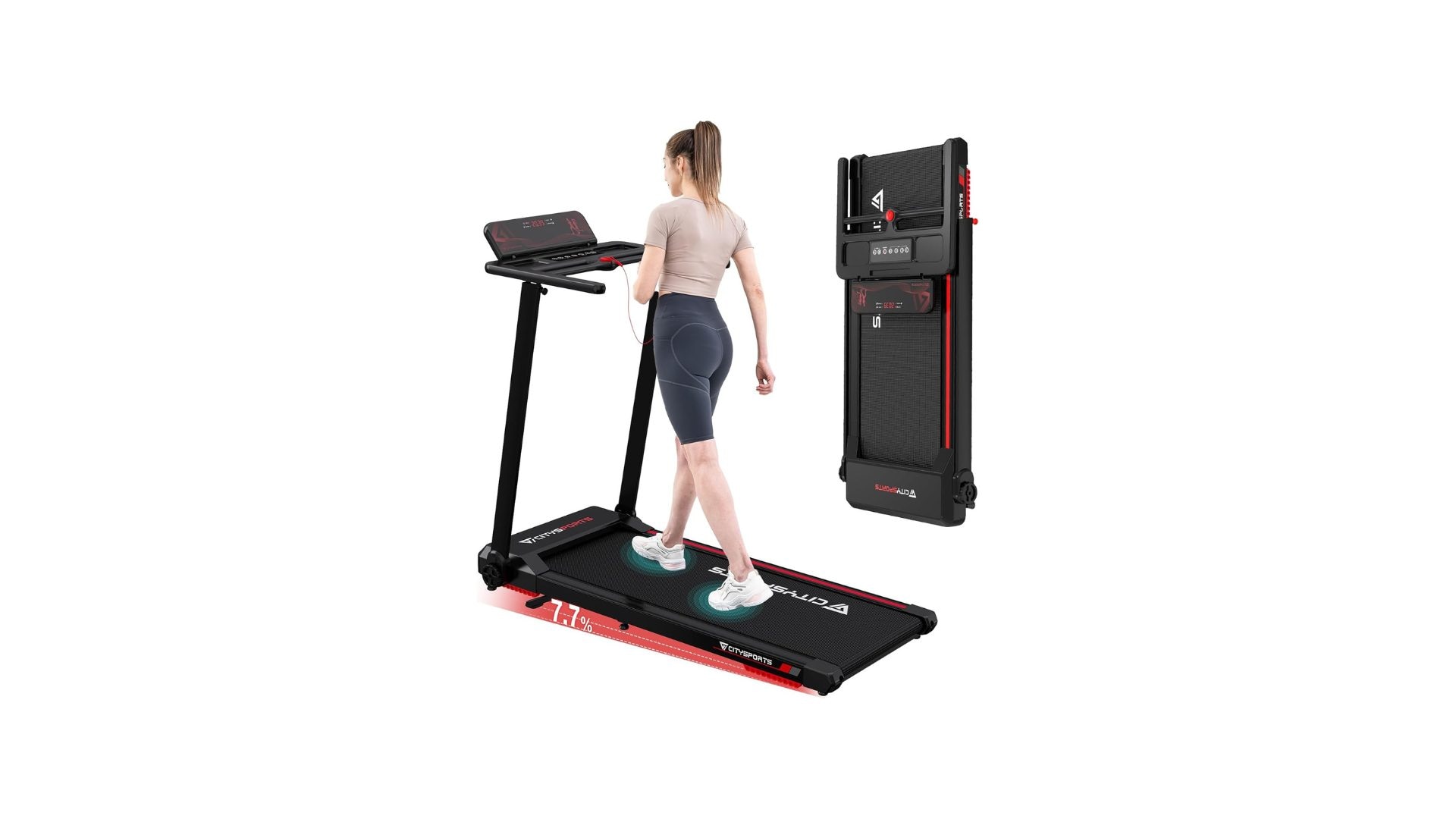 CITYSPORTS Tapis Roulant Elettrico Pieghevole
