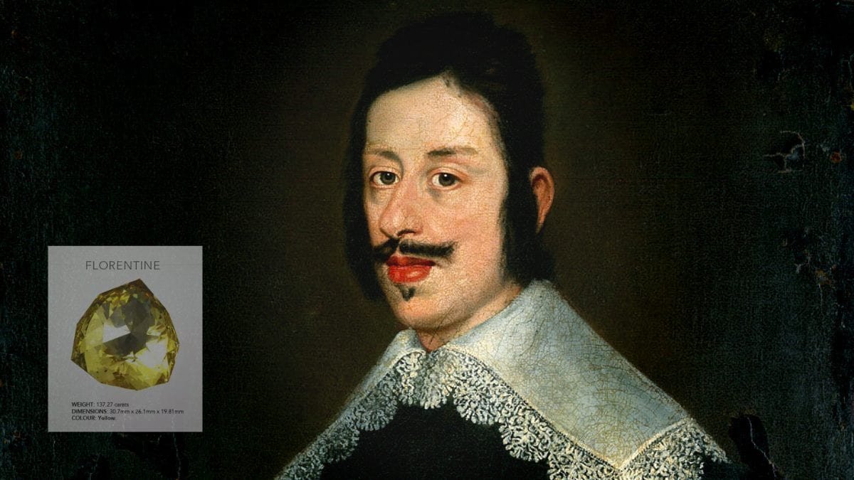 Ferdinando II De Medici e il diamante fiorentino, via Wikipedia