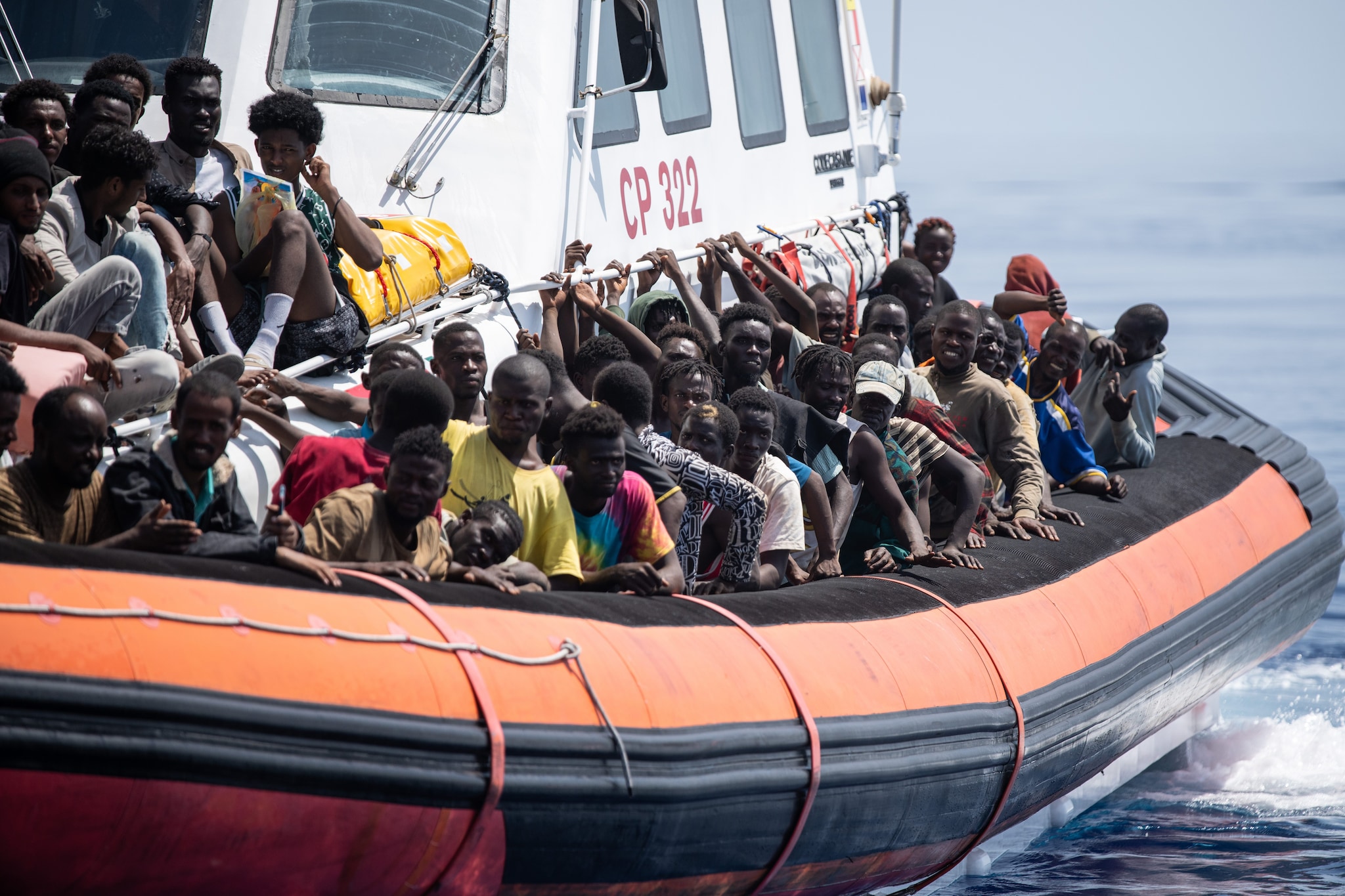 Migliaia di profughi sudanesi arrivano ogni anno in Europa via mare.