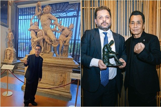 Hara con Laocoonte e con il Pugile a riposo
