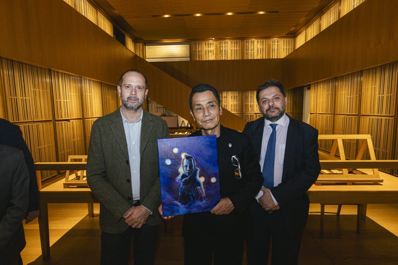 Tetsuo Hara, il creatore di Ken il Guerriero, dona un autoritratto agli Uffizi: primo mangaka nella collezione