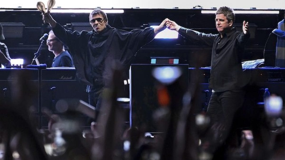 Liam e Noel Gallagher degli Oasis – ph Evan Agostini:Invision:AP