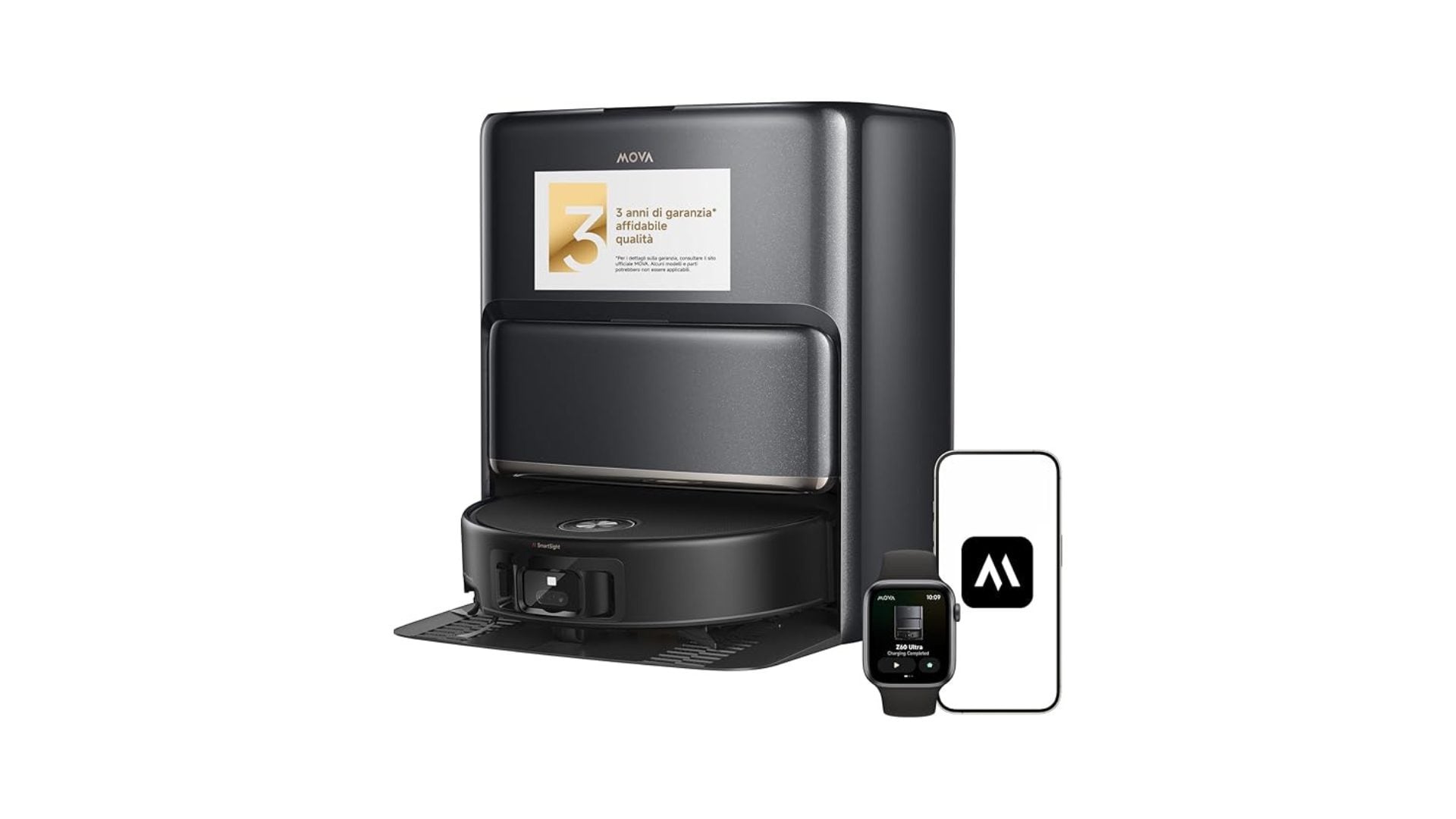 Mova Z60 Ultra Roller Complete Robot Aspirapolvere Lavapavimenti