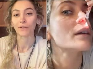 Paris Jackson mostra un buco nel naso provocato dall&#8217;uso di droghe: &#8220;Non drogatevi, mi ha rovinato la vita&#8221;