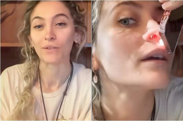 Paris Jackson mostra un buco nel naso provocato dall'uso di droghe: "Non drogatevi, mi ha rovinato la vita"
