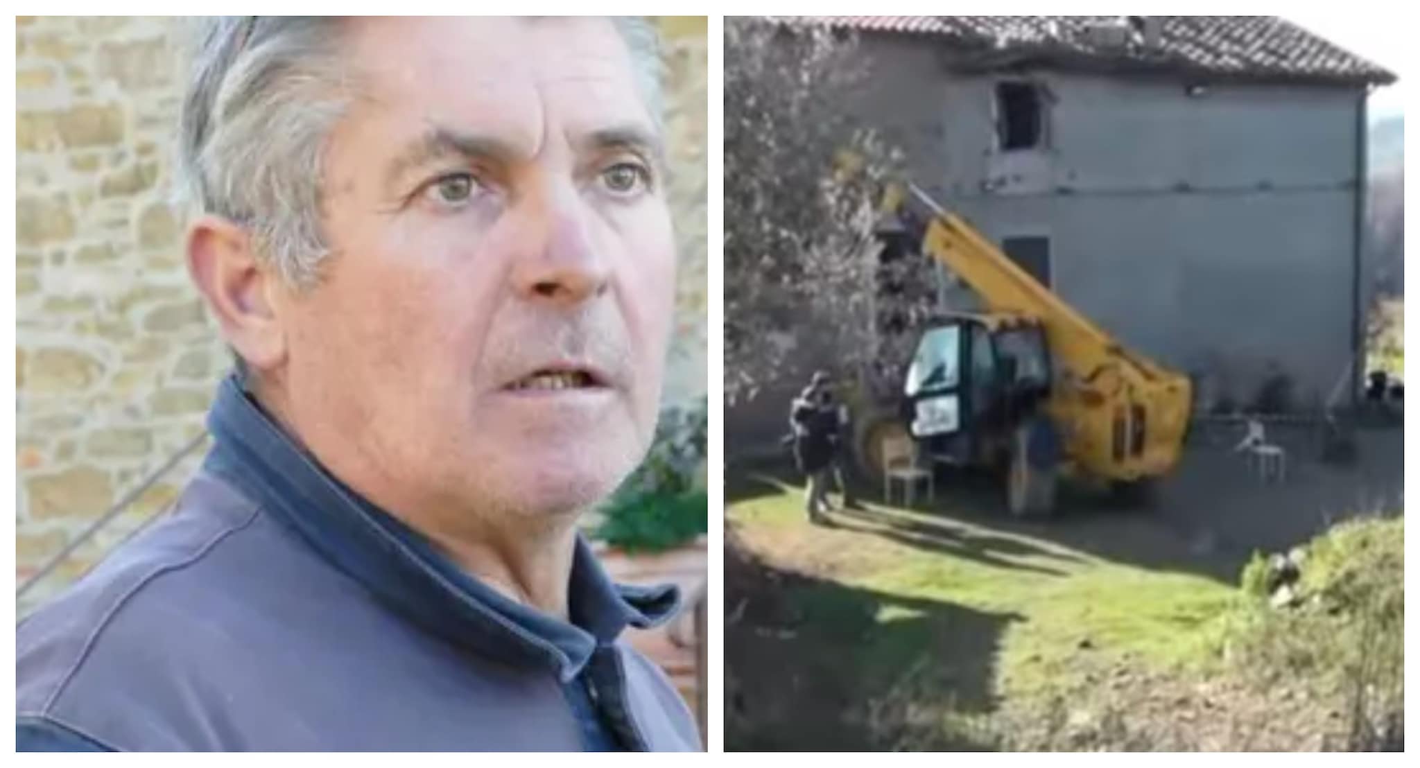 Il vicino gli demolisce casa con la ruspa e lui lo uccide, la pm: "Fu eccesso di legittima difesa"