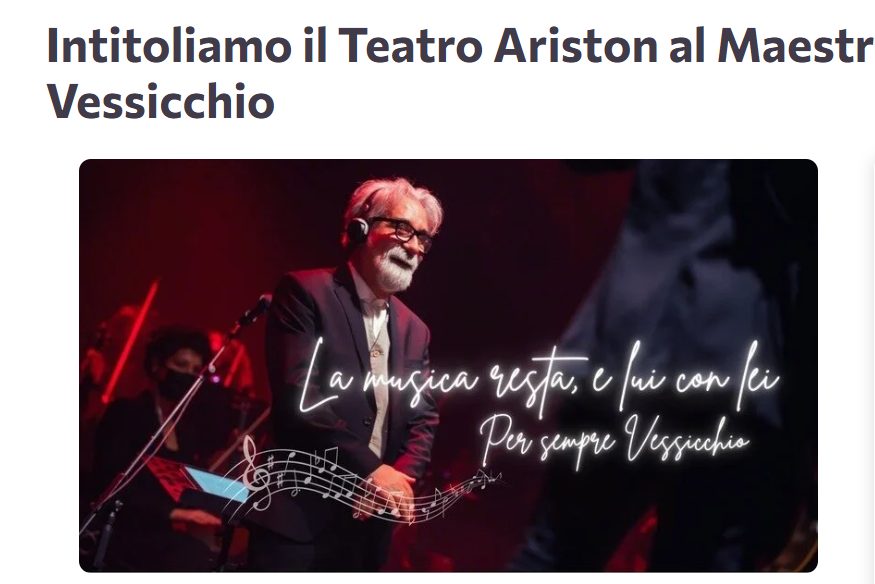 Petizione Beppe Vessicchio, via Change.org
