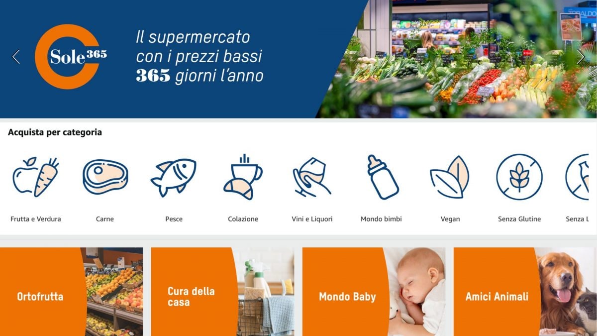 Sole 365 arriva su Amazon