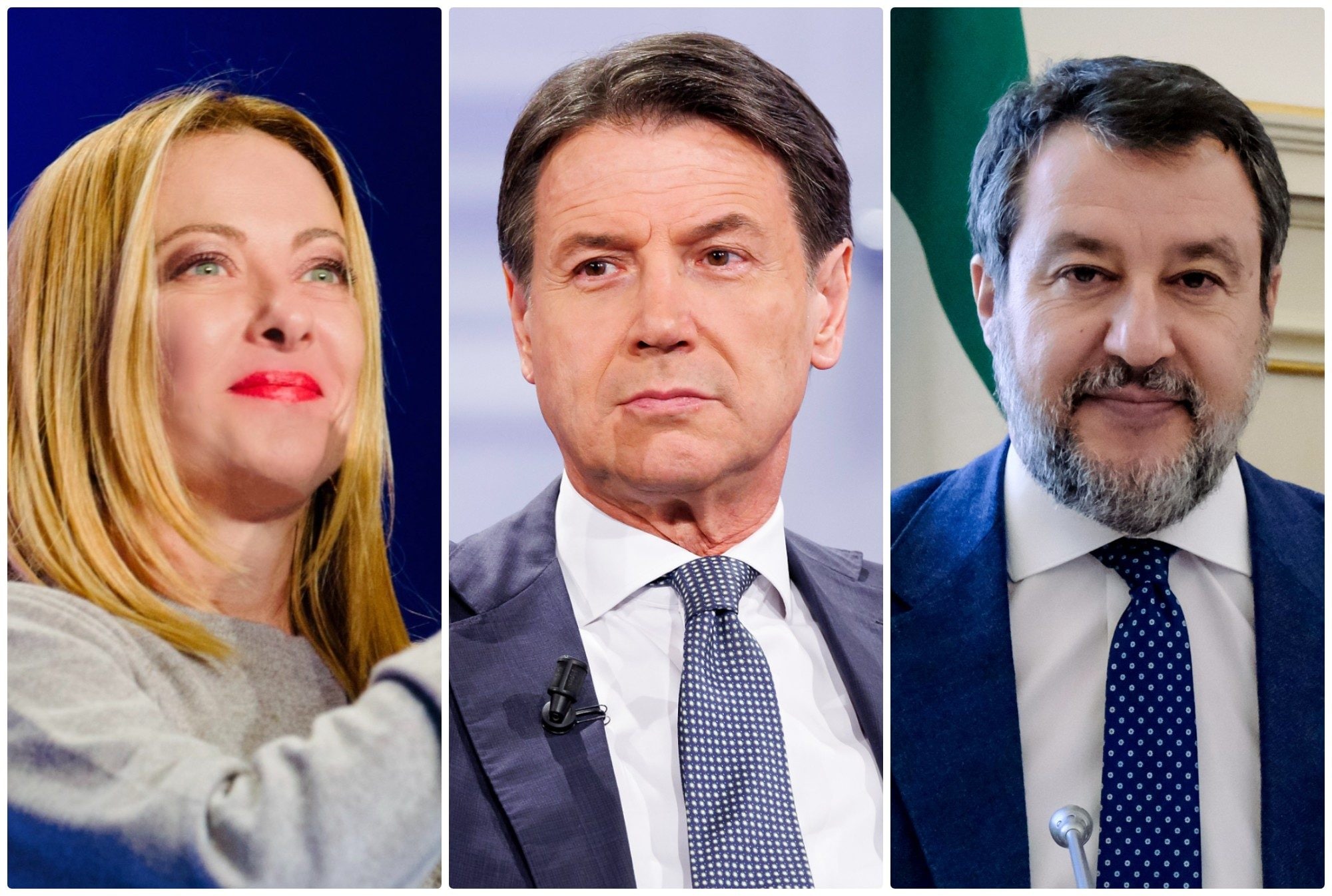 Sondaggi politici, calano FdI e Lega mentre il M5s rimonta: chi è davanti tra i partiti