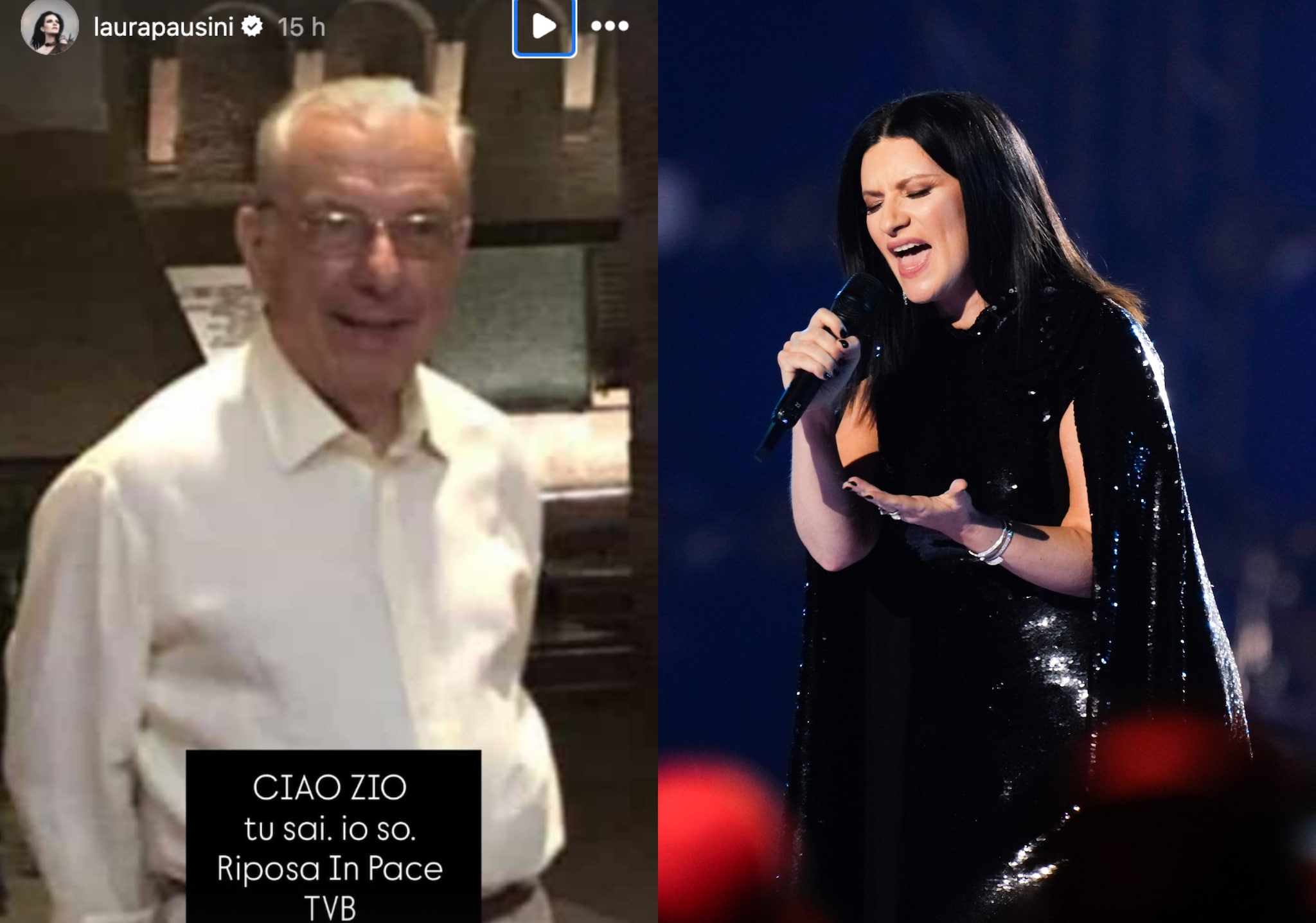 "Tu sai, io so. Riposa in pace": la dedica sui social di Laura Pausini per lo zio Ettore, investito e ucciso