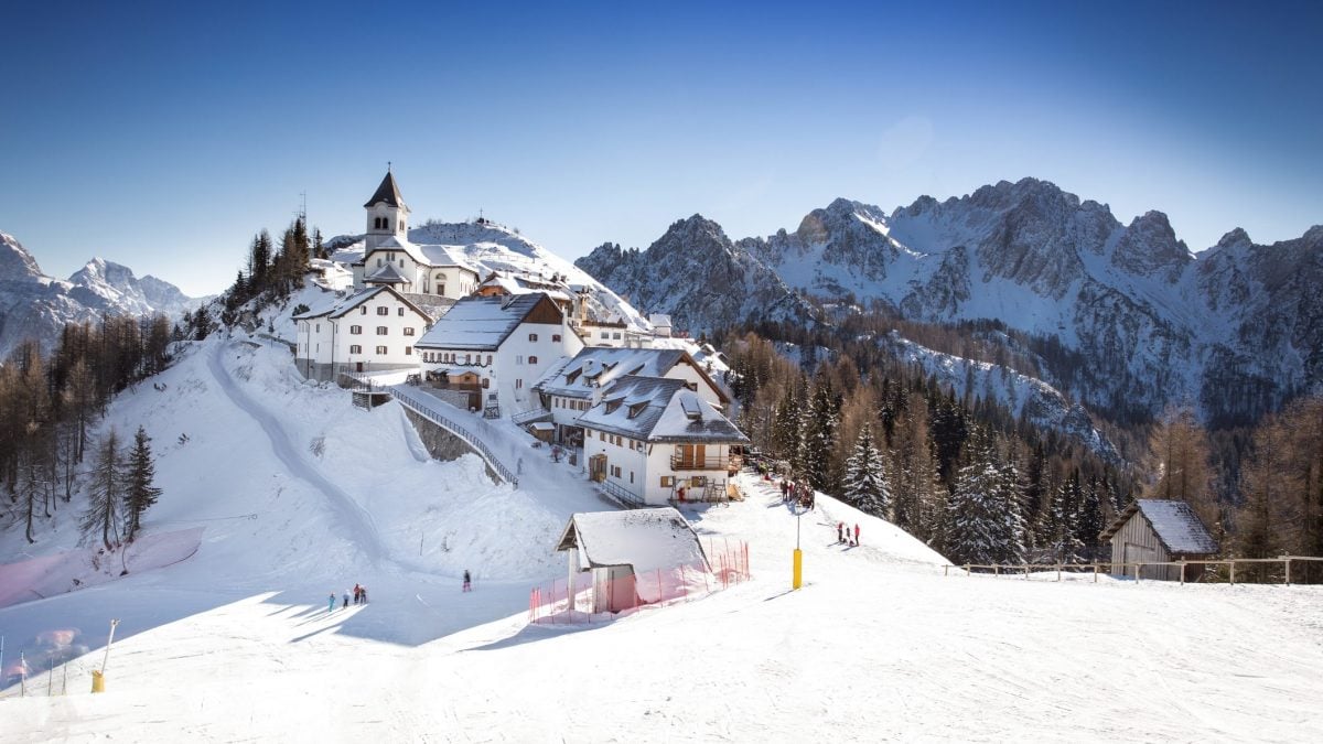 Il Monte Lussari, in Friuli