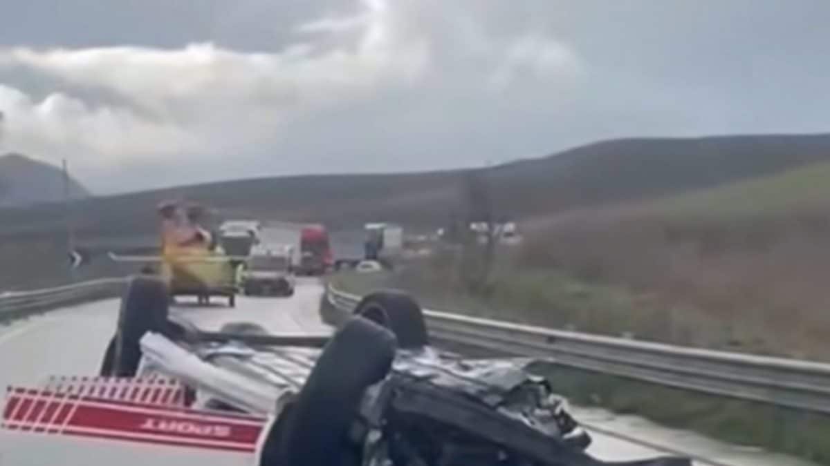 L’incidente stradale sulla Palermo–Sciacca