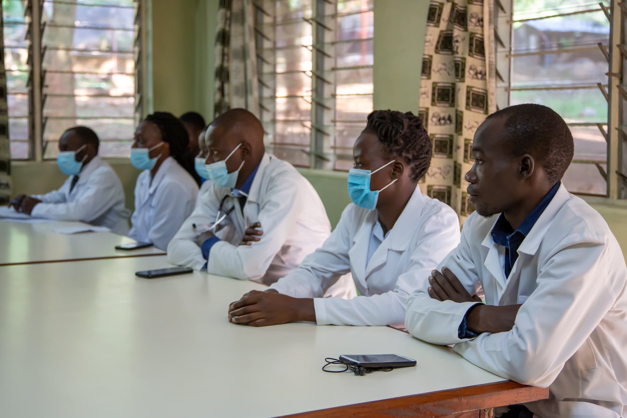 Personale sanitario a Kalongo – Foto Fondazione Ambrosoli