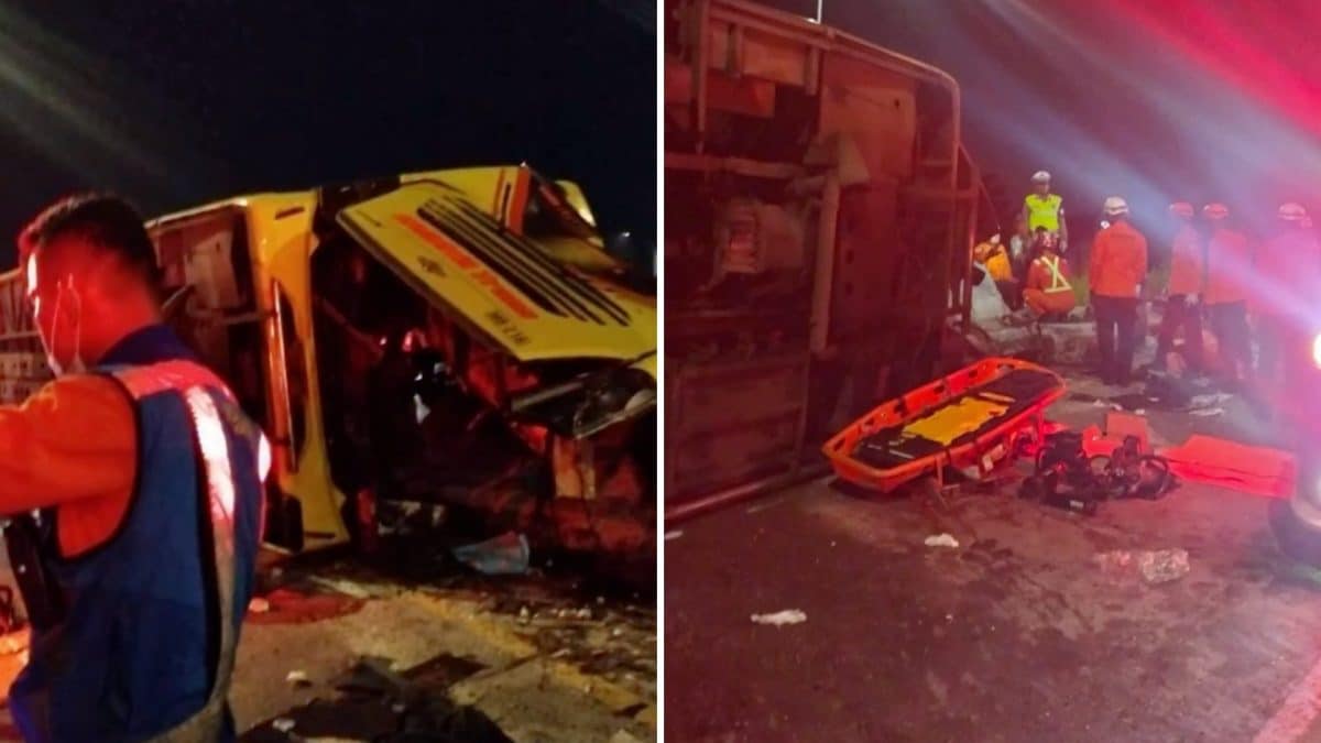 Un autobus su cui viaggiavano 34 persone è stato coinvolto in un grave incidente autostradale: 15 morti