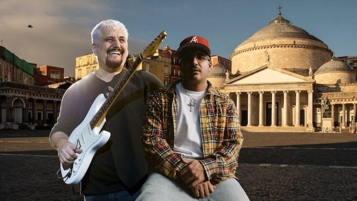 Geolier e Pino Daniele Piazza del Plebiscito