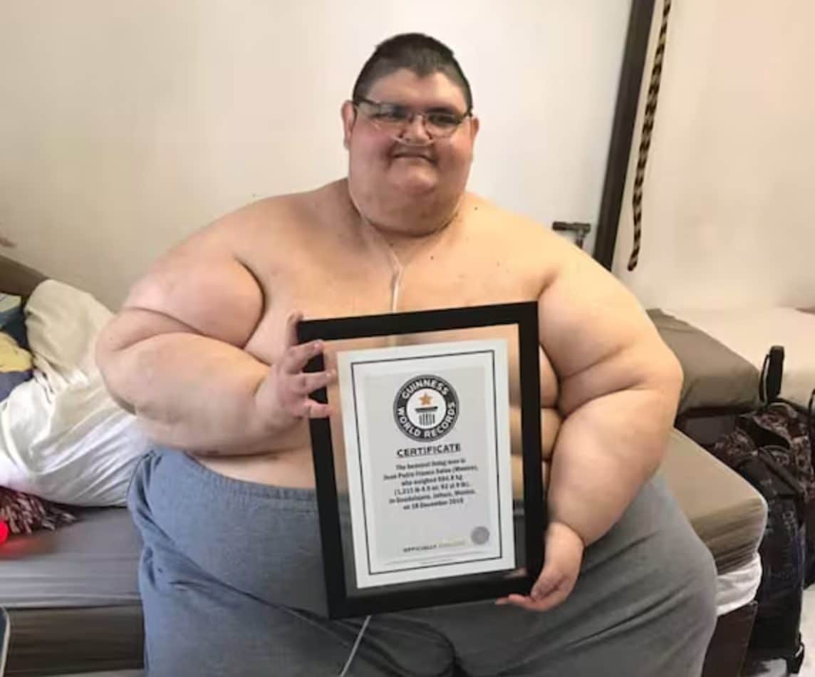 Morto l'uomo più obeso del mondo: pesava quasi 600 kg. Chi era Juan Pedro Franco