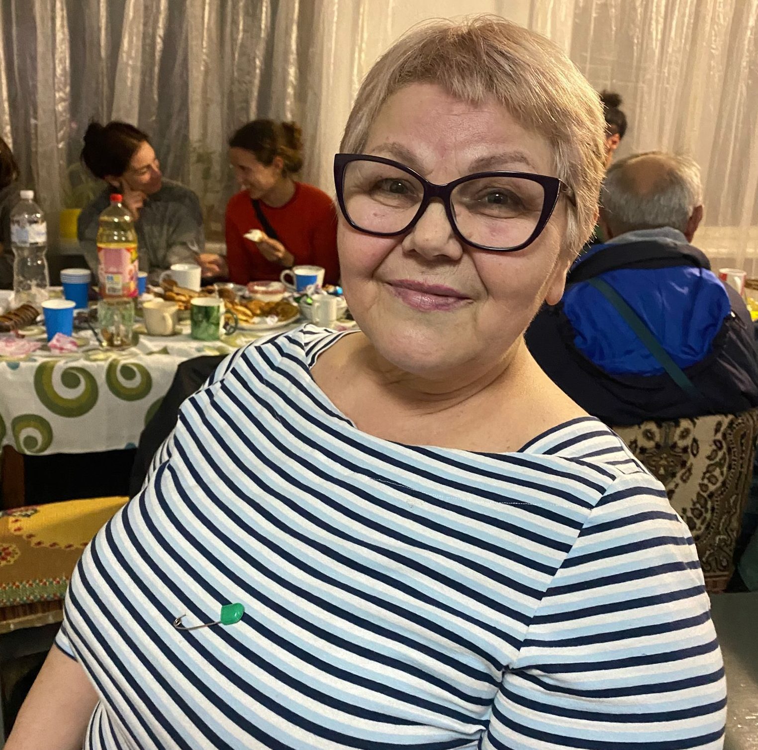 Larissa, 67 anni, sfollata di guerra per tre volte