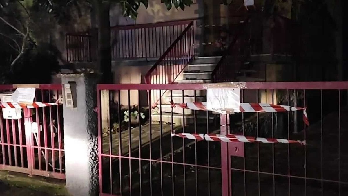 La casa dove è stato trovato il corpo di Lorenzo Paolieri