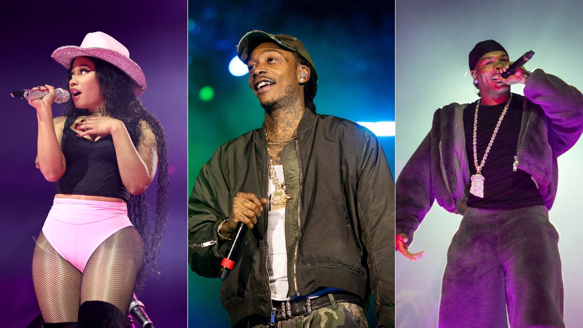 Nicky Minaj, Wiz Khalifa, Lil Baby via Getty Images