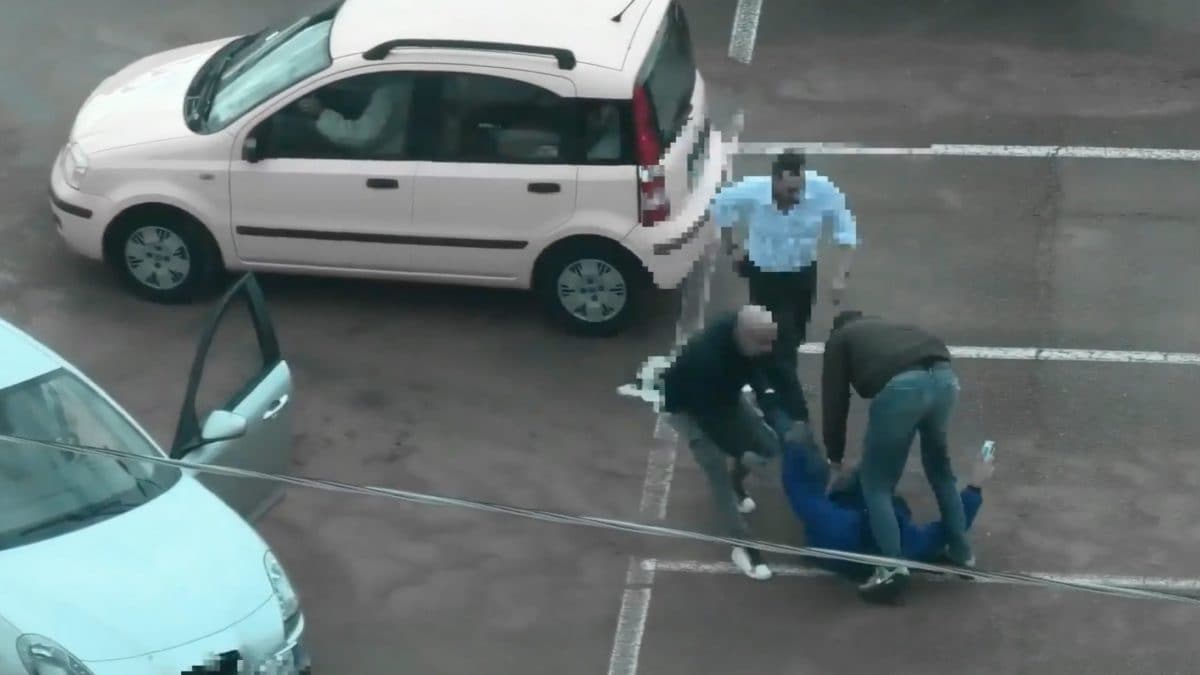 Il momento dell’arresto