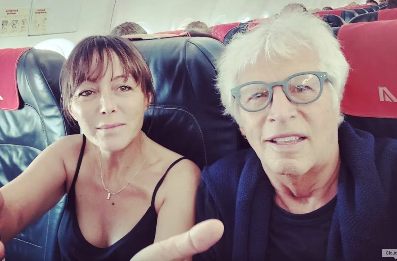 Sandro Giacobbe con la moglie Marina Peroni