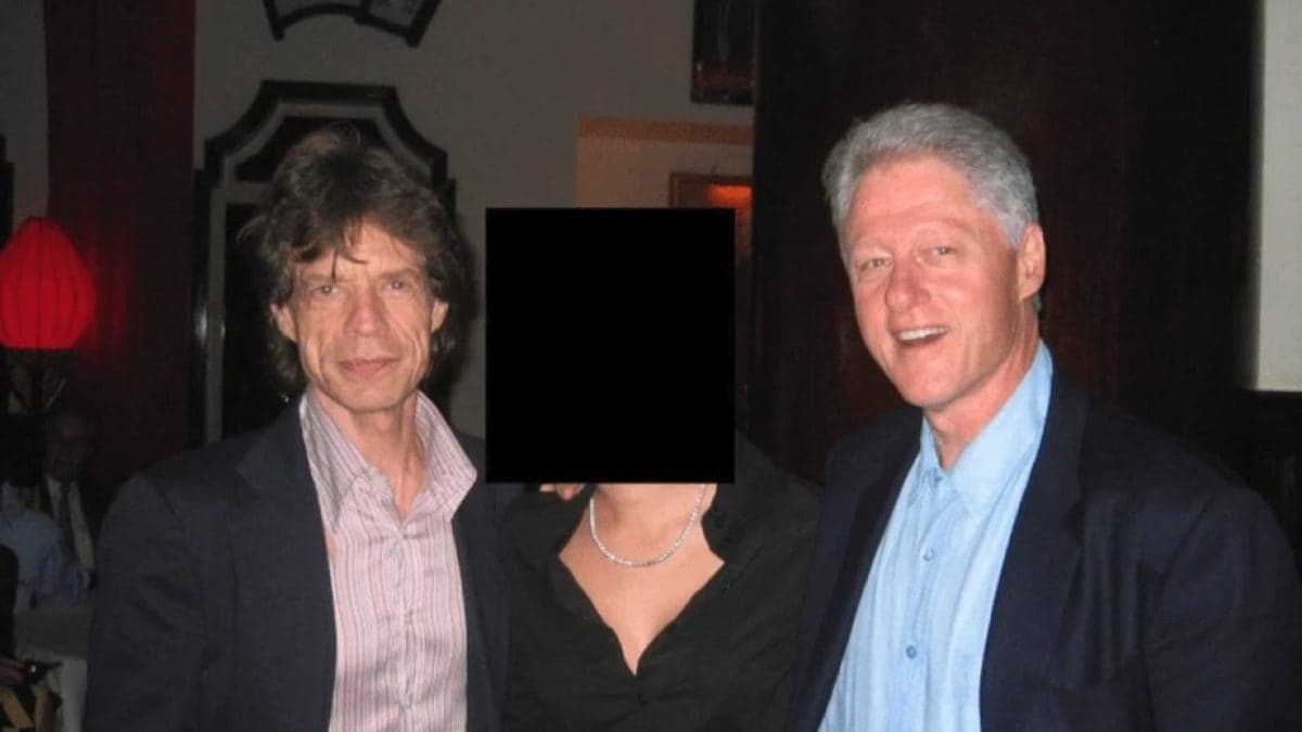Mick Jagger e Bill Clinton