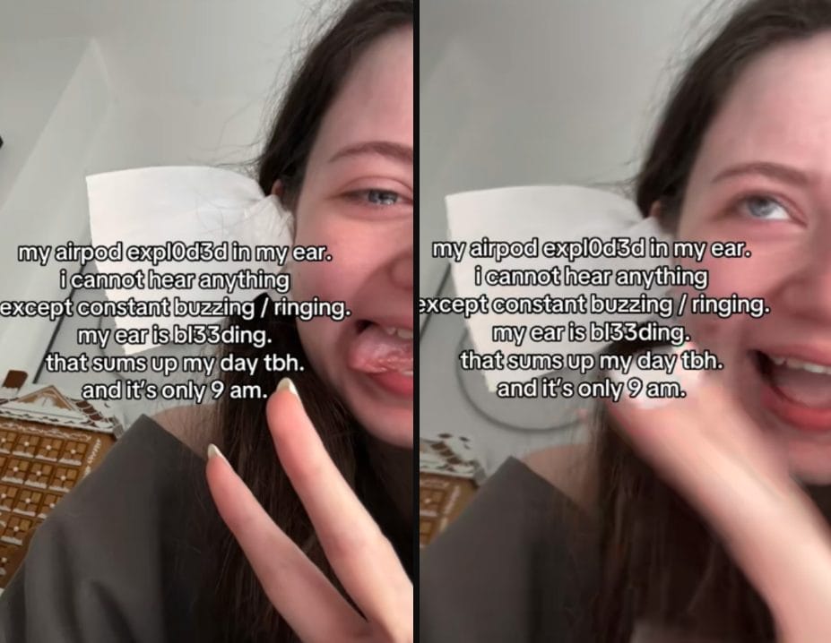 "Sto sanguinando". Le Airpods le esplodono nell'orecchio e non sente più bene: "Può succedere a chiunque”