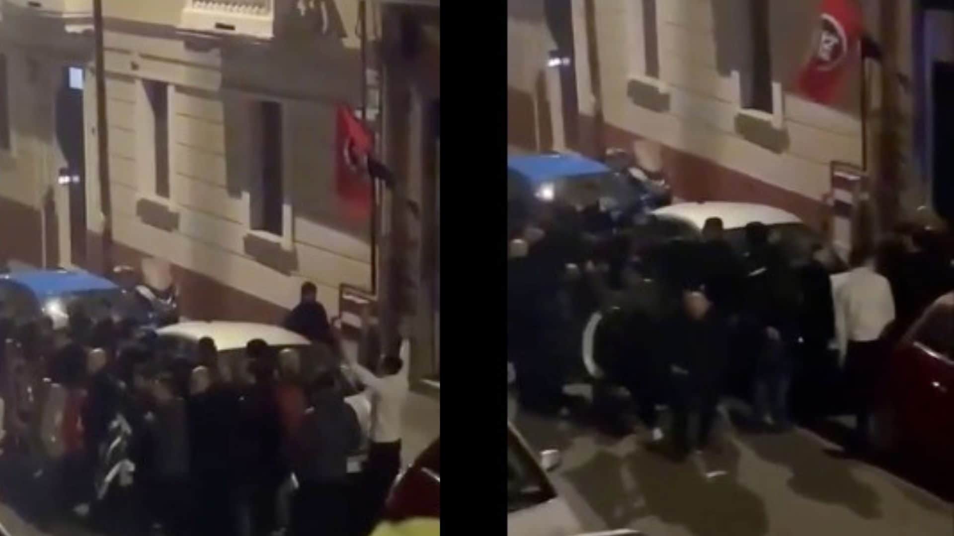 Raduno di CasaPound a Cagliari: "Dove sono gli antifascisti?". Una donna dal balcone li zittisce: "Qui"