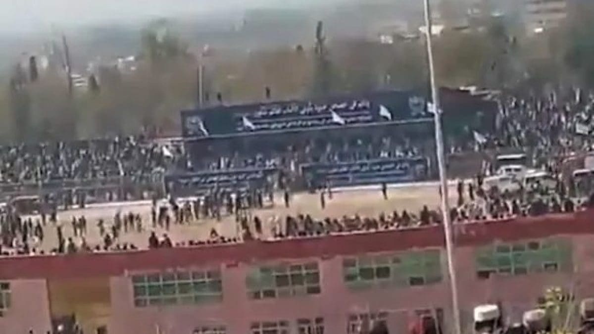 L’esecuzione pubblica allo stadio di cricket di Khost, in Afghanistan