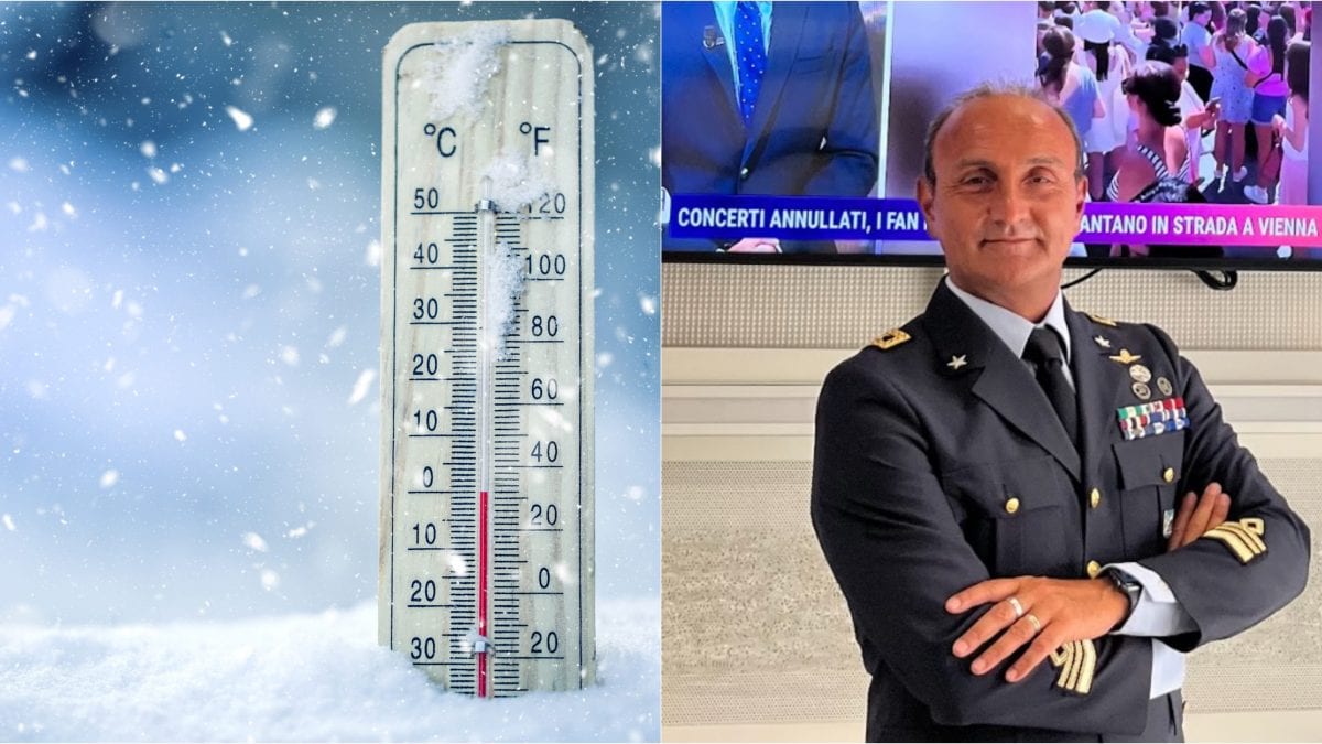 A destra, Guido Guidi, colonnello dell’Aeronautica Militare.