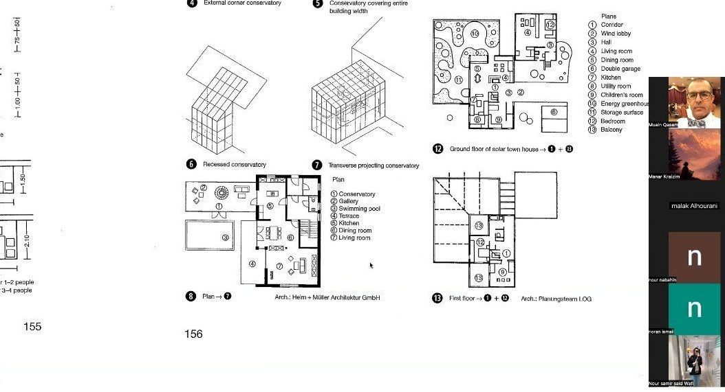 Lo schermo del pc del professore Jwabrah durante la lezione con gli studenti gazawi
