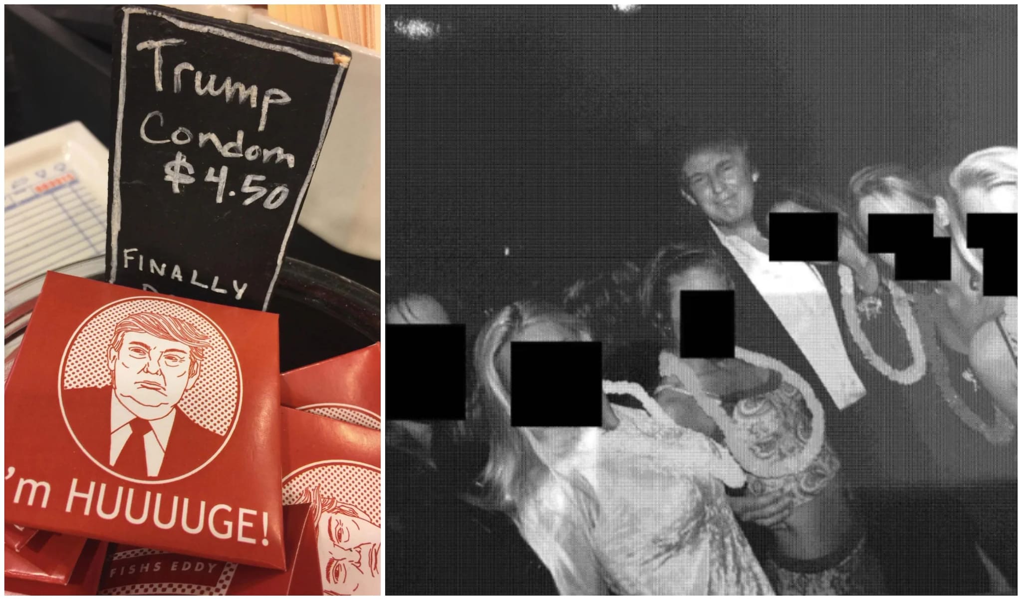 I preservativi con il volto di Trump, il presidente con sei donne: diffuse nuove foto del caso Epstein