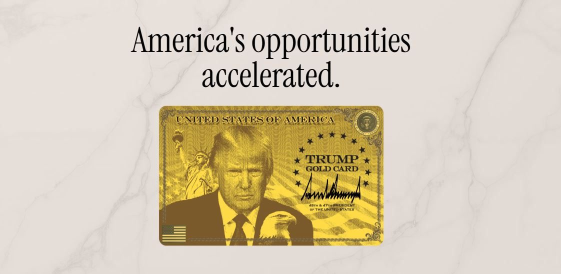 Arrivata la Gold card di Trump, un milione di dollari per ottenere la residenza negli Stati Uniti