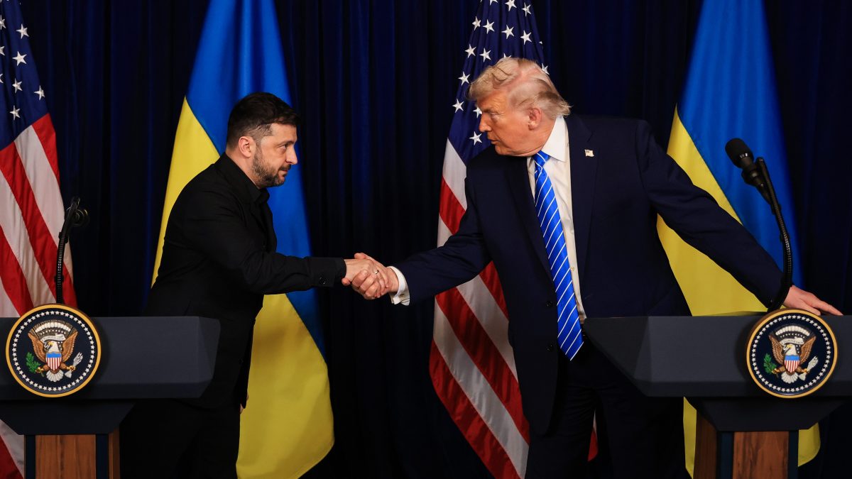 L’incontro tra Zelensky e Trump.
