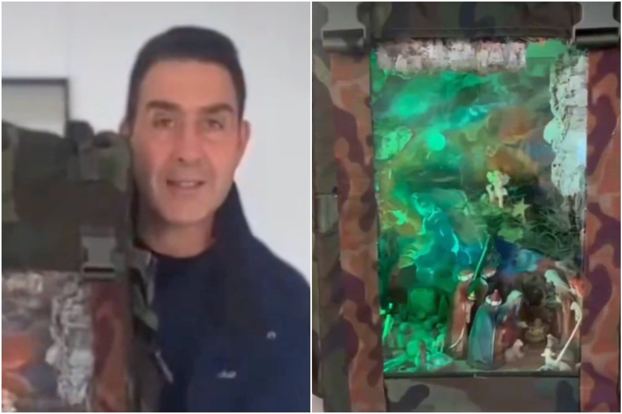 Vannacci si mette il presepe nello zaino per rilanciare la polemica: "C'è chi lo vuole nascondere"