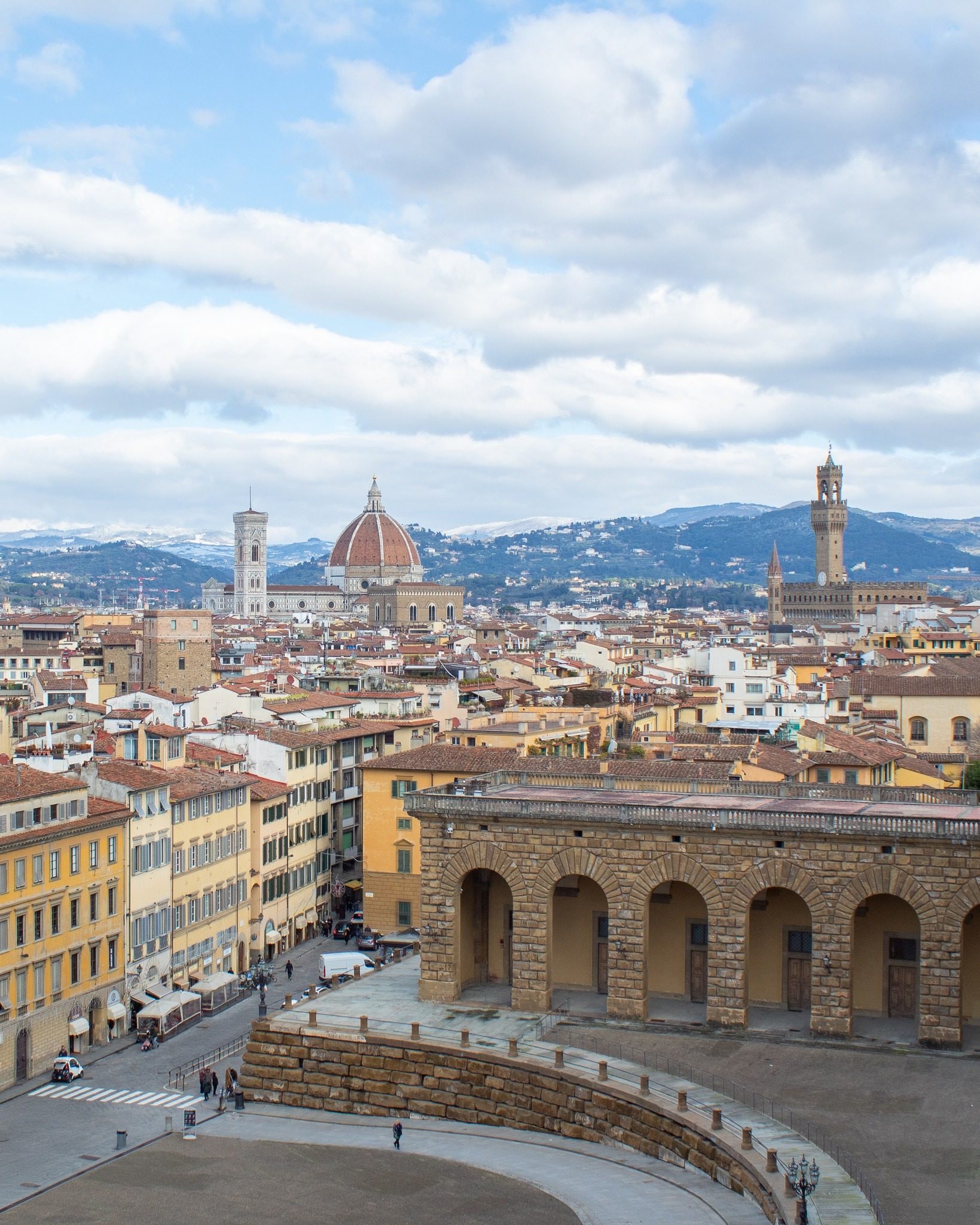 neve anche a Firenze, dall’account ufficiale delle Gallerie degli Uffizi