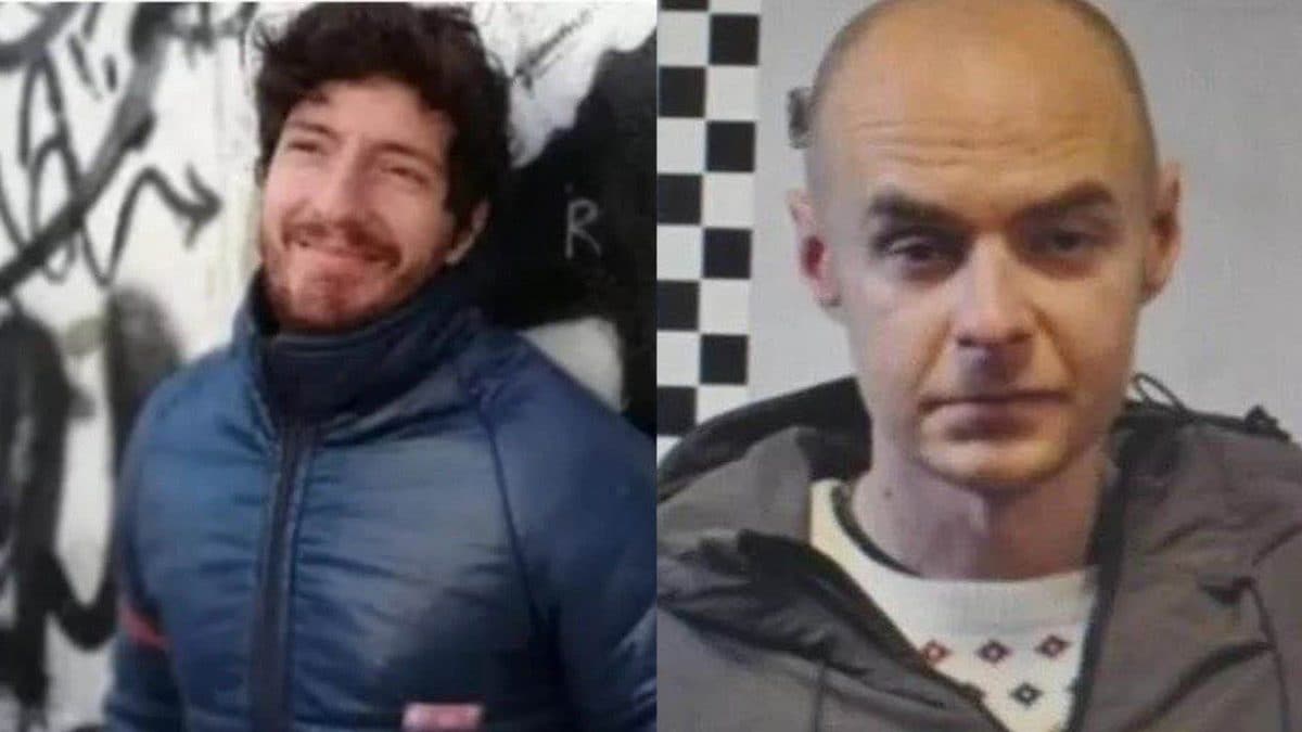 Il capotreno Alessandro Ambrosio (34 anni) e il killer Jelenic Marin