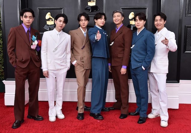 BTS ai Grammy Awards 2022 – ph Jordan Strauss:Invision:AP