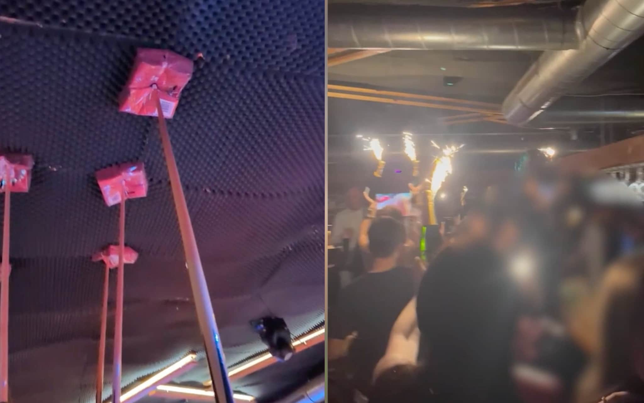 Crans-Montana, i pannelli del soffitto sorretti con stecche. E c’è un audio di Moretti: “Dimmi se cade o no”