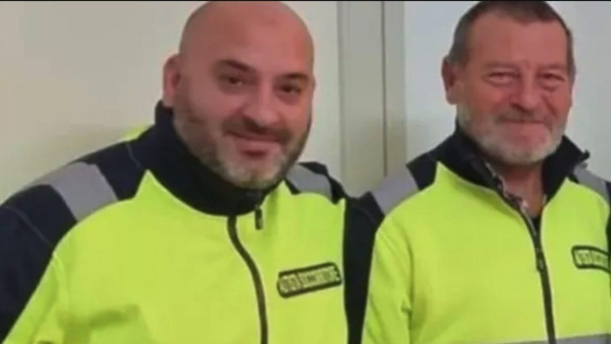 I due autisti soccorritori deceduti Gaspare Lo Giudice e Giuseppe Badalamenti