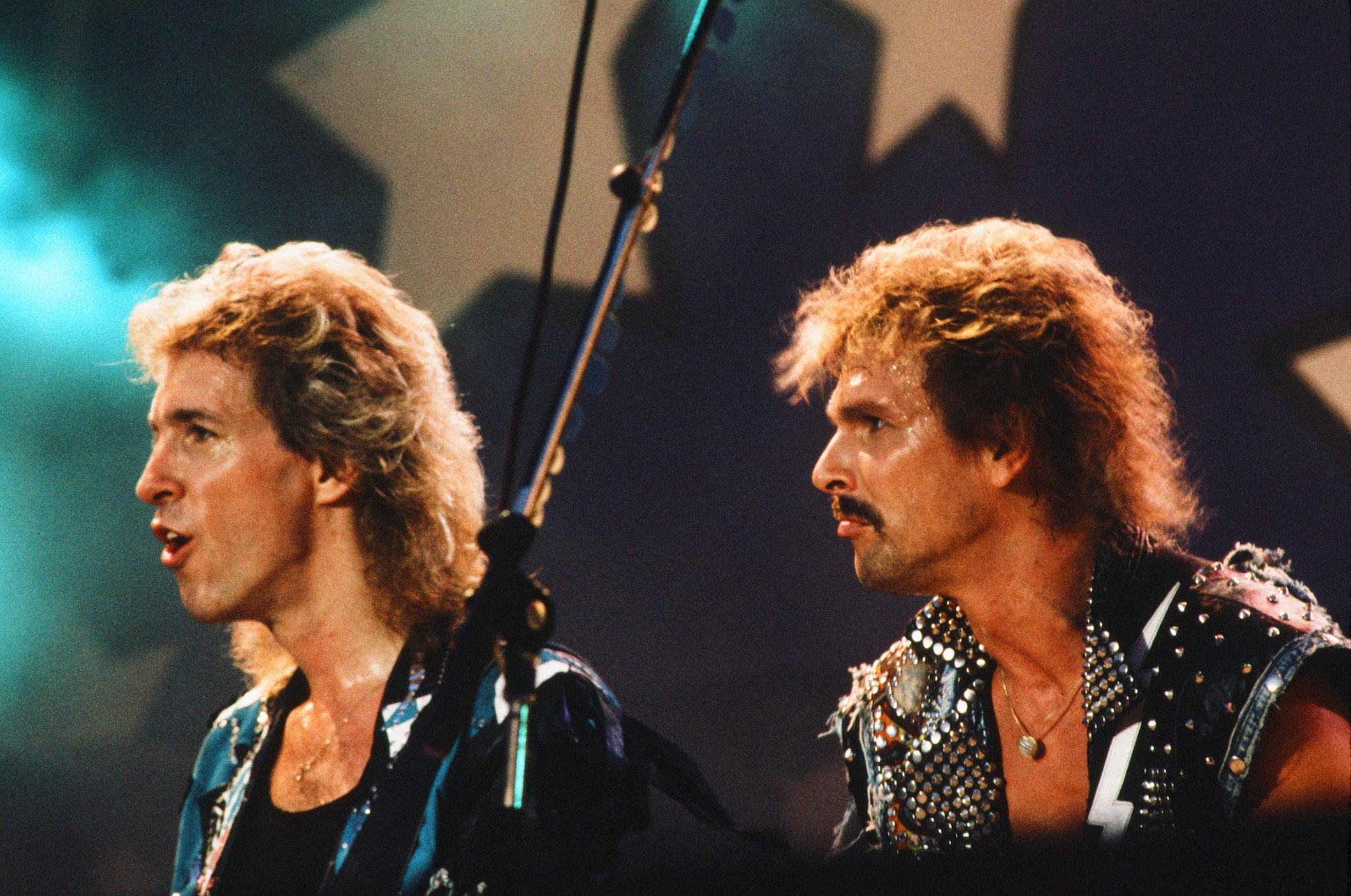 Francis Buchholz e Rudolf Schenker dei The Scorpions