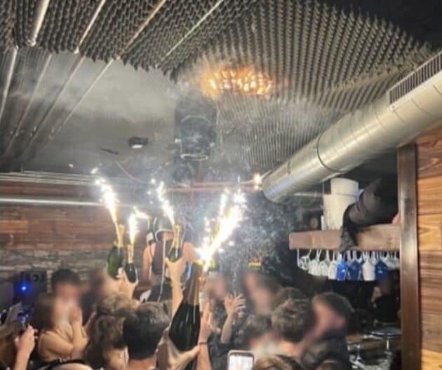 In un video l'inizio dell'incendio nel bar di Crans-Montana: alcuni ragazzi provano a spegnere le fiamme