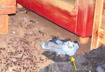 Uno zaino blu trovato nel locale fontane pirotecniche