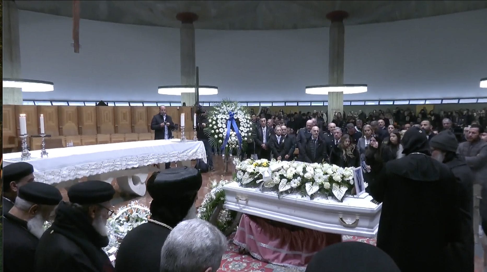 I funerali di Aba a La Spezia