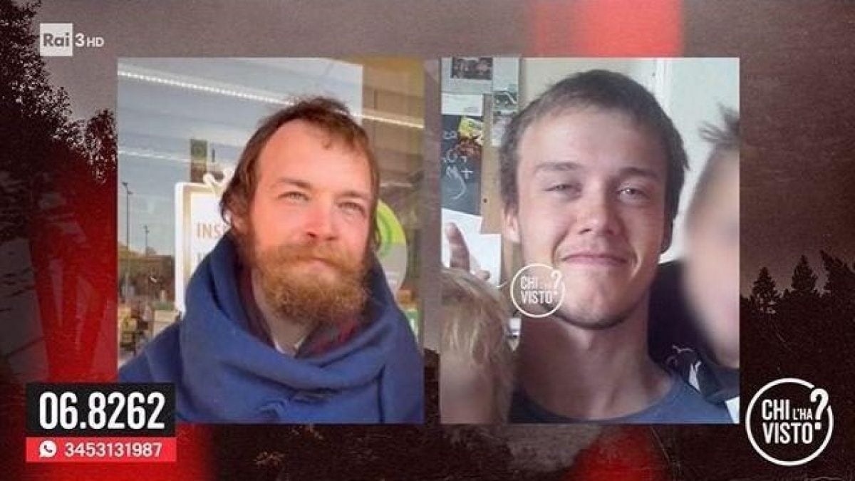 Da sinistra, il giovane senzatetto che gira scalzo per Rovigo; il 19enne Sidney Lute.