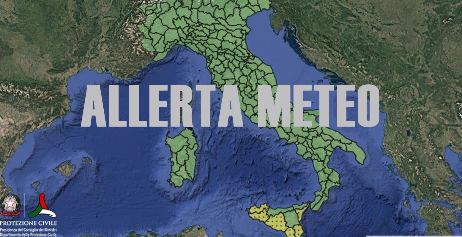 Maltempo, allerta meteo gialla per temporali venerdì 23 gennaio in Sicilia: le zone a rischio