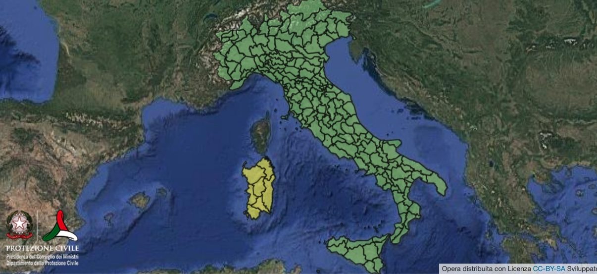 Maltempo, allerta meteo gialla domani 27 gennaio in Sardegna: le zone a rischio idrogeologico