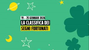 La classifica dei segni più fortunati dal 19 al 25 gennaio